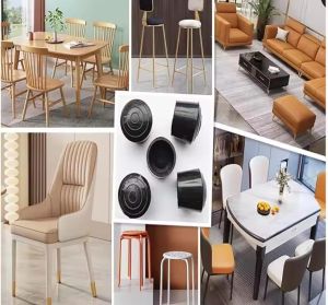 24Pcs Chair Leg Floor Protectors for Hardwood Floors Silicone Chair Caps Covers Furniture Pads Sliders Wrapped Felt Bottom