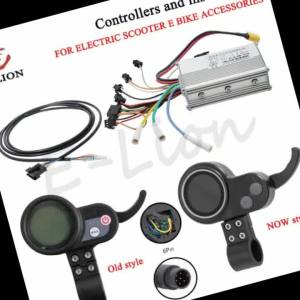 Brushless Controller No Hall Motor Accessories 36V 48V JP LCD Display Electric Scooter Power Throttle Switch