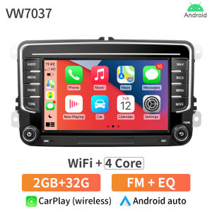 GRANDnavi 2Din Android 13 Car Radio GPS For VW / Volkswagen Skoda Octavia golf 5 6 touran passat B6 polo Jetta 2Din Radio Player