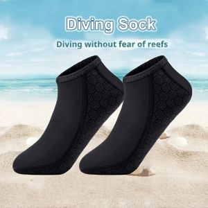 Neoprene Water Socks 3mm Sand Proof Beach Volleyball Fin Socks Wetsuit Diving Socks for Snorkeling Swimming Outdoor Water Sports