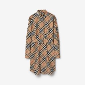 Burberry | Plaid Cotton Shirt Dress