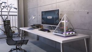 เคสคอมพิวเตอร์ AZZA Pyramid 804 Innovative case - ATX Mid Tower