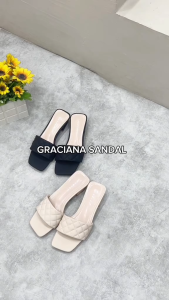 Viditi Graciana Sandal 3 cm | Shoes | Sendal Import Wanita | Santai | Jalan | Harian | Block Heels