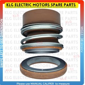 Mechanical seal mg13 38mm 56x9 sic sic viton water pump