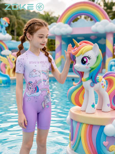 ZOKE | Quick-drying UV Protection Girls One-piece Swimsuit