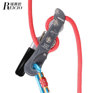 Outdoor Climbing Self-Locking Hand-Controlled Descender Escape Protection Equipment High-Angle Work Speed-Rappelling Gear