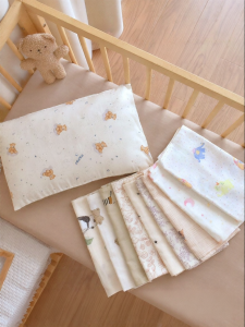 ANYOUBI | Breathable All-Season Infant Pillowcase Pure Cotton Muslin