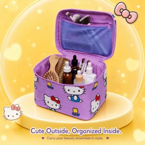 Sanrio | New Sanrio Hello Kitty Kawaii Large Capacity Skincare and Beauty Storage Bag Korean Anime Cartoon Friends Gift Ins Style