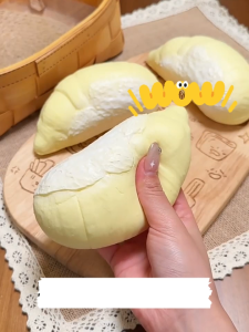 Durian Squishy Toy Slow Rebound Soft Squeeze Realistic Fruit Stress Relief Laruan Bata Regalo