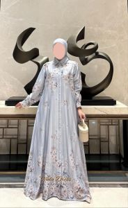 viola dress gamis motif terbaru amore by ruby gamis simple elegan kekinian