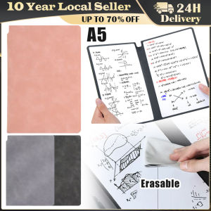 A5 Reusable Whiteboard Notebook Set with Whiteboard Pen Erasing Cloth Leather Memo Pad Weekly Planner Portable Stylish Office PU Leather Memo Pad Reusable Whiteboard Notebook With Whiteboard Pen Erasing Cloth Weekly Planner Office Notebooks