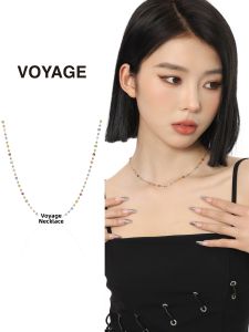 ZHENGZHAO | Dopamine Color Beaded Necklace Summer Accessory