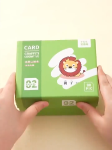 [COD] Doodle Flash Card Kids Early Education Card Fruit Animal Erasable Reuse Toy Gift  For 2-6 Age