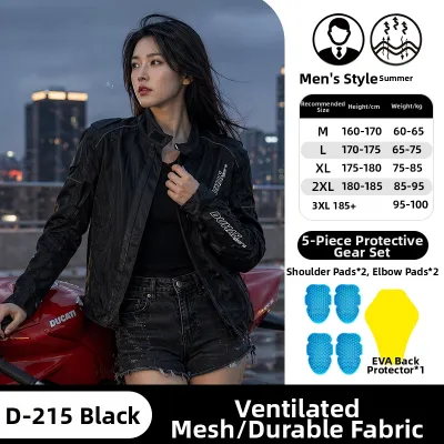 DUHAN | CE Level Fall Protection Mesh Breathable Motorcycle Suit