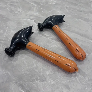 1 Inflatable Fake Hammer Toy Durable Pvc Party Accessory - Suitable for Carnival/Christmas and Halloween Beach Role-Playing Props No Assembly Required