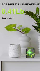 Lfine Laser Level 2 Lines Professional Level Laser Horizontal Vertical Nivel Laser Automatic 360° Self-Leveling Tools