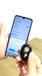 Wireless Bluetooth Self-Timer Shutter Release Camera Remote 2 Button Controller For IOS Android