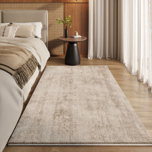 Thảm Lót Đầu Giường Phòng Ngủ Sang Trọng Chống Nước Giả Cashmere Dày