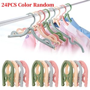 Travel Hangers Portable Foldable Multi Plastic Hanger Clothes Organizer Folding Hangers for Camping Cruise Ship Essentials
