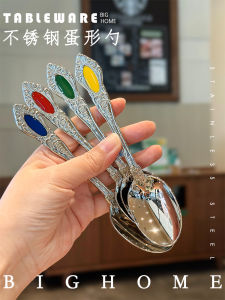 One Person One Spoon Short Handle 1810 Stainless Steel Soup Spoon Western Dinnerware Adult And Child Eating Spoon