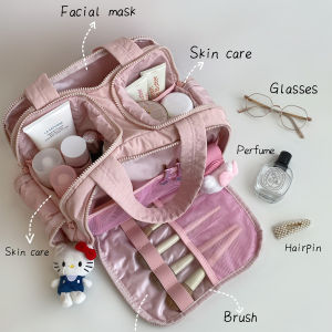 Large Capacity Portable Travel Cosmetic Bag Womens New 2025 High End Waterproof Handheld Storage Bag for Toiletries And Makeup