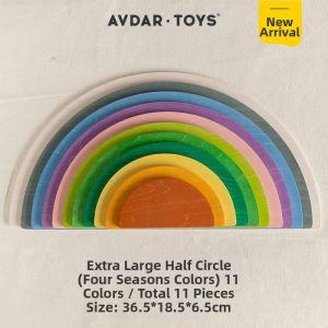 AVDAR | Rainbow Seasonal Color Baby Building Intellectual Montessori Early Education Toys