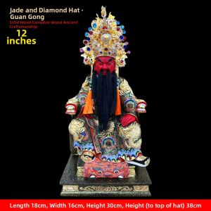 WANGJIXIANG | Red Faced Real Beard Guan Gong Idol