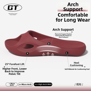 BUYANGSI | Arch Support Slipper Home Indoor Anti-slip Soft Bouncy Quiet Summer