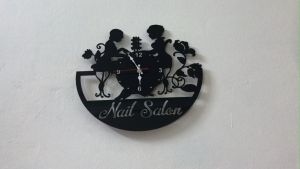 Đồ trang trí tiệm Nail đồng hồ kim trôi đẹp đẳng cấp