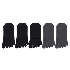 Female Sock Solid Color Five Finger Socks Harajuku Sweat-absorbing Breathable Socks Fitness Sports Running Socks