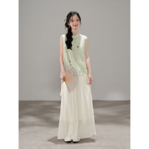 Improved Embroidered Lyocell Chinese Style Suit