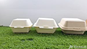 Kraft Paper Burger Box & Sausage Box – Durable Cardboard Food Containers for Takeout & Delivery