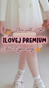 Girls’ Tweed Pleated Skirt – Korea’s Premium Kidswear by I LOVE J (Ages 4–11)