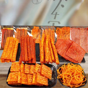 Spicy Strips Soy Skin Snack Pack