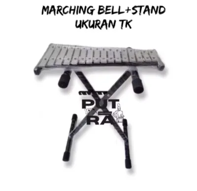 marching bells beleyra+stand ukuran TK SD SMP SMA
