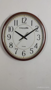 100% ORIGINAL CROCODILE Quiet Sweep Oval Analogue Wall Clock CW8523 (CW8523AKS CW8523JKS2) [Jam Dinding]
