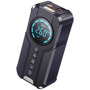 HELLOLEIBOO | Bơm hơi ô tô đa năng bộ khởi động khẩn cấp ắc quy 12V