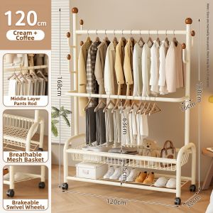 HAOMEIJIA | Portable Multiuse Clothes Rack
