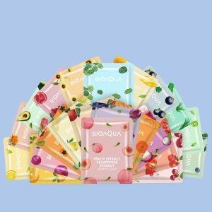 BIOAQUA SKINCARE Masker Sheet Mask Vegetables and Fruits Series Natural Plant Essence Face Mask Masker/Hydrating/Brightening Masker Wajah BPOM