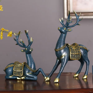 FENGHONGTAO | Modern Simple European Style Home Decor Deer Statue Wedding Gift