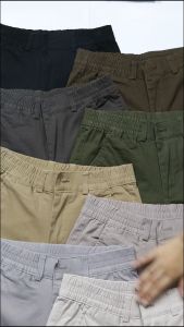 Quần short kaki nam lưng thun dây kéo dây rút cao cấp trẻ trung năng động hợp thời trang (SLTTN38)