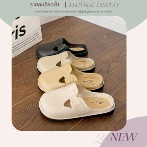 Wulove งานสวยพร้อมส่ง รองเท้าแตะลำลอง  งานแฟชั่น ทรงสวยสไตล์มินิมอล รุ่นนี้พร้อมส่งงานสีพื้นหลายสีให้เลือก ตัวรองเท้าใส่สบาย แมทช์ชุดง่าย แนะนำเลย