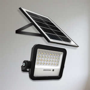Anern 50W LED Solar Light Solar Flood Light ไฟน้ำท่วมกลางแจ้ง LED IP65 กันน้ำพร้อมการควบคุมระยะไกลปรับความสว่างไฟถนนพลังงานแสงอาทิตย์
