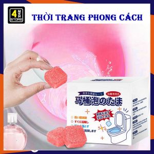 Hộp 12 Viên Tẩy Bồn Cầu khử mùi Hương Nước Hoa Sạch Khuẩn Thơm Mát Tẩy Sạch 99%