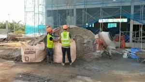 BAO CẨU ĐỰNG CÁT SỎI VẬT LIỆU TẢI TRỌNG 1000KG TÁI SỬ DỤNG. BAO TẢI JUMBO BAO TẢI DỨA BAO TẢI CẨU HÀNG ( LOẠI ĐÁY LIỀN)