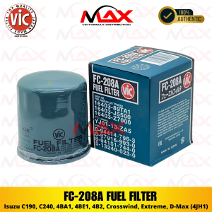 FC-208A Vic Fuel Filter For Isuzu C190 C240 4BA1 4BE1 4B2  Crosswind Extreme D-Max  (4JH1)