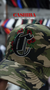 Mũ/ Nón Lưỡi Trai Cashiba - Rose Soldier 3D Thêu Nổi 3mm Phong Cách StreetWear Nam Nữ Cao Cấp