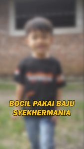 KAOS SYEKHERMANIA \"SANTRI GAUL\" LENGAN PANJANG UKURAN ANAK DAN DEWASA \"FREE STIKER\"