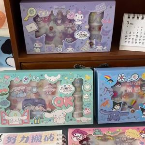 สติกเกอร์การ์ตูน Sanrio+ เทปวาชิ 6 ชิ้น + เทปวาชิ 4 ม้วน พร้อมส่ง ส่งจากไทย