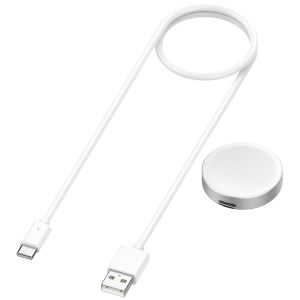 แท่นชาร์จสำหรับซัมซุง กาแล็คซี่ วอทช์ 8/อัลตร้า 47 มม./นาฬิกา 7/แอคทีฟ 2/นาฬิกา 6 คลาสสิค 43 มม./นาฬิกา 5 โปรแท่นชาร์จพร้อมสาย